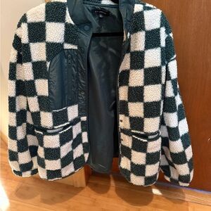 Checkered Fleece Jacket